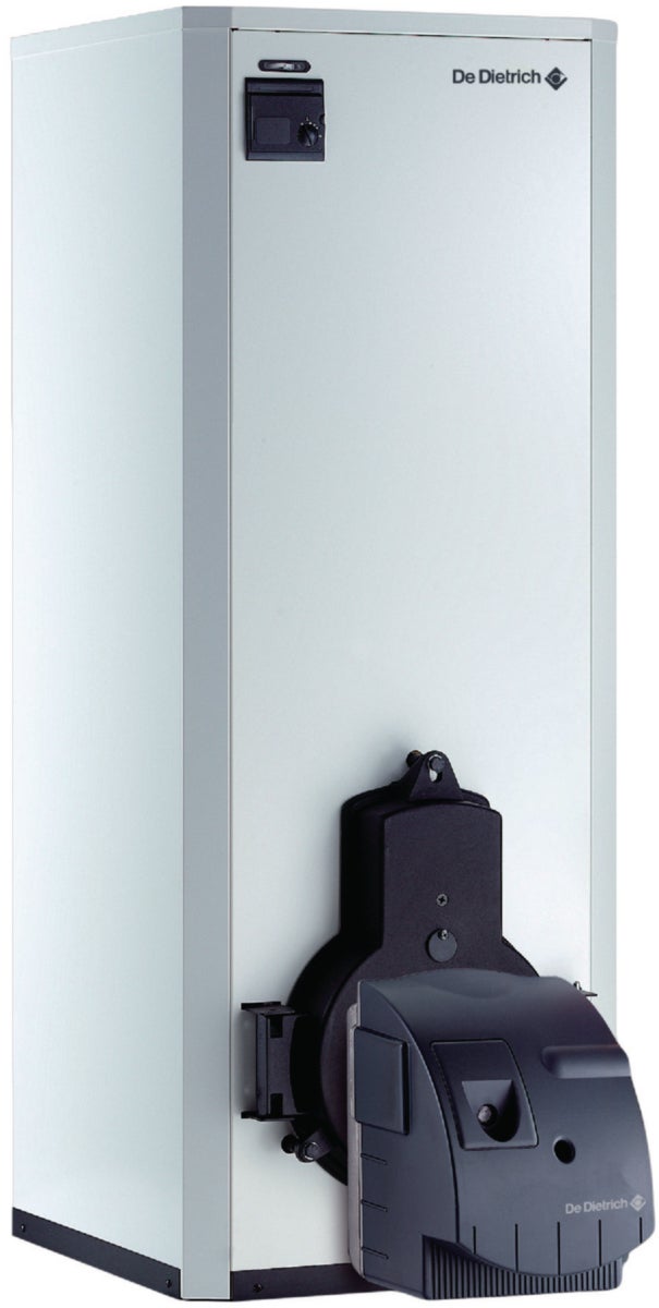 Kocioł olejowy stalowy kominowy BioFioul Premys De Dietrich 35 kW + zbiornik 150 l z palnikiem