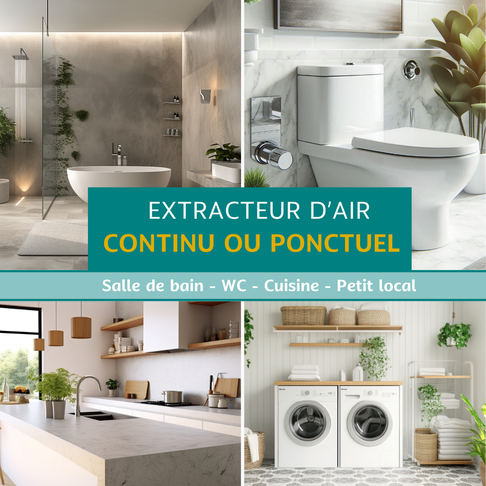 KELIS - Extracteur d'air intelligent connecté pour Salle de Bain, WC et Cuisine - Détection Humidité, Lumière et Odeurs avec Minuterie Intégrée - - 3