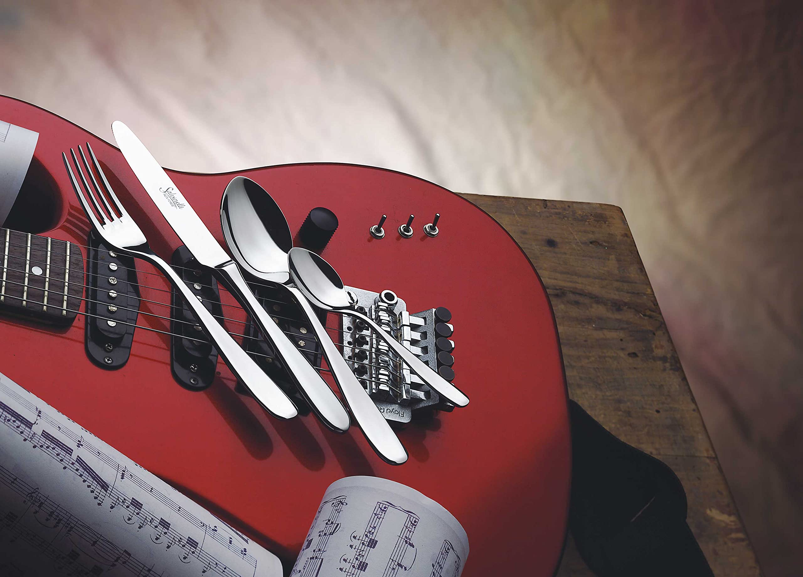 Salvinelli Grand Hotel Set Inossidabile, Acciaio Inox, Forchette da tavola 12 Pezzi - 2