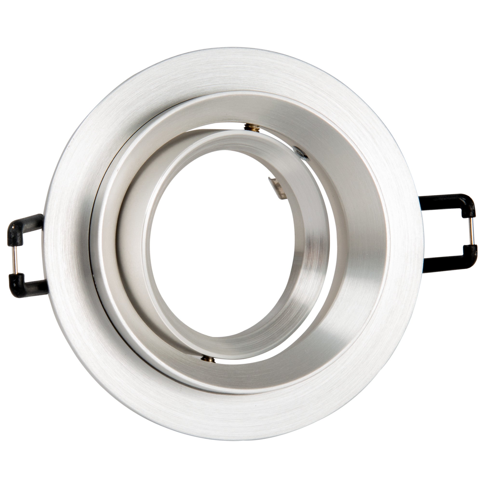 Oprawa sufitowa wpuszczana podtynkowa Lika srebrna 1xMR16x8W okrągła ruchoma IP20 wym: 3,2 x 9,2 x 9,2 cm metal Polux