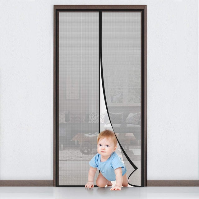 Zanzariera per porte e finestre 110x210cm maglia ultrafine zanzariera magnetica tenda per porta chiusura magnetica