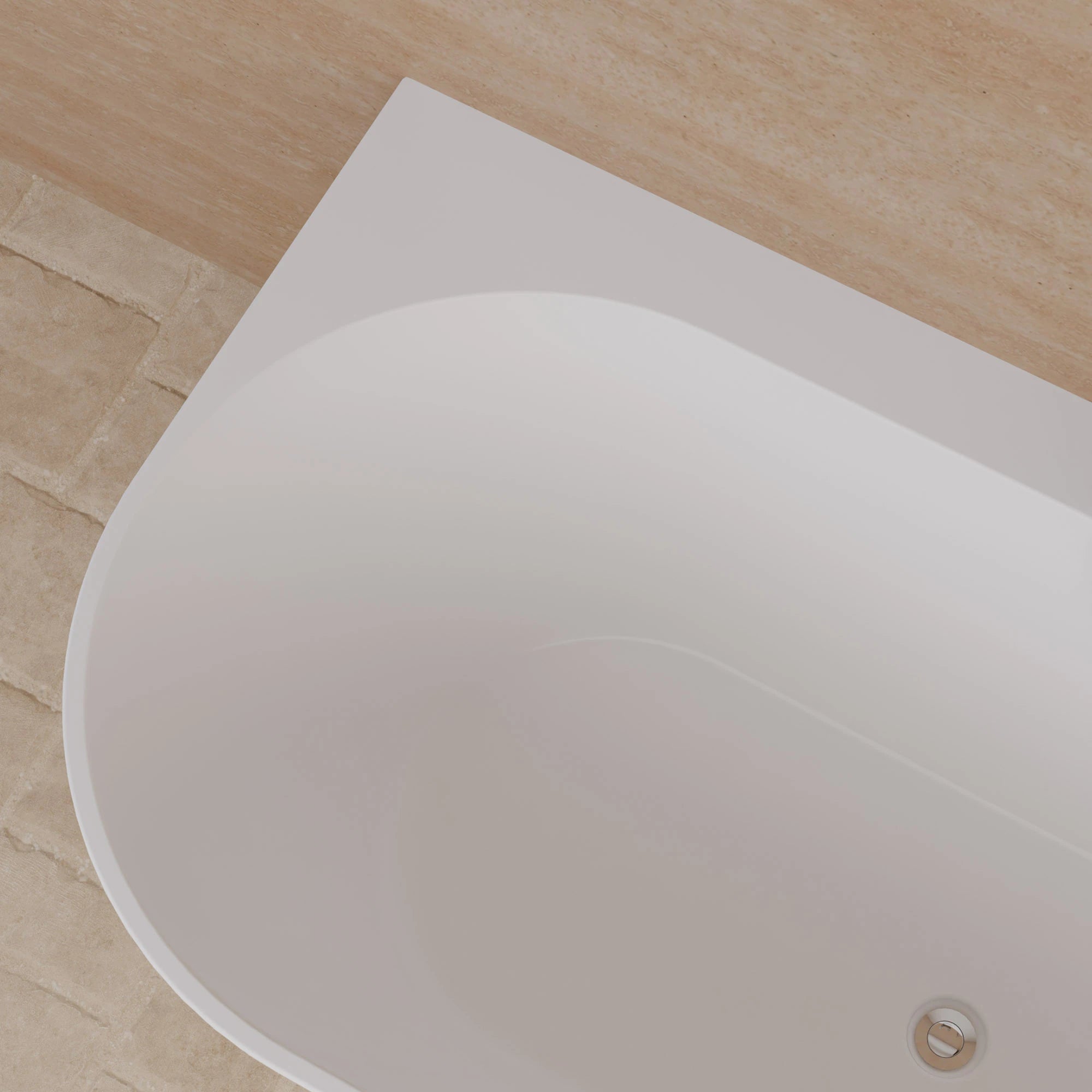 Baignoire Ilot Spring 166 blanche 166 x80 x58 cm, by SPALINA - 8