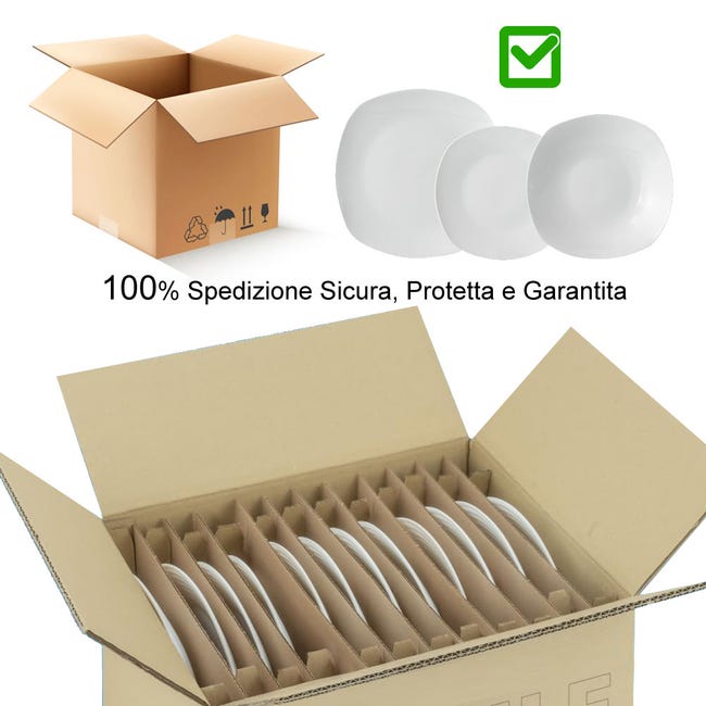 Servizio Piatti 18 Bianchi | Confronta Prezzi