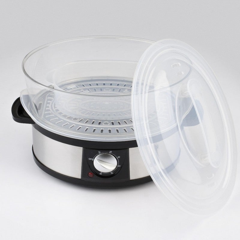 Girmi VP26 cuiseur vapeur 3 Nombre de paniers Noir, Argent Autoportante 750 W - 4