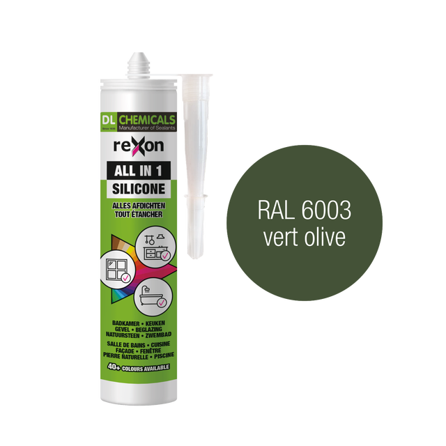 Bombe De Peinture Teinte RAL 6003 Vert Olive Brillant