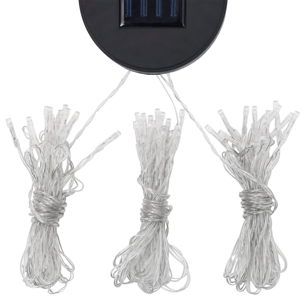vidaXL Cenador con cortina y tira de luces LED aluminio crema 4x3 m - 9