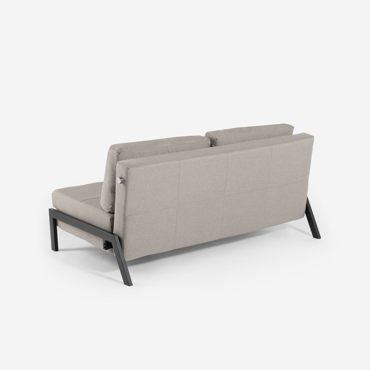 Divano letto 2 posti moderno design tessuto soggiorno Bellamy - Grigio - 6