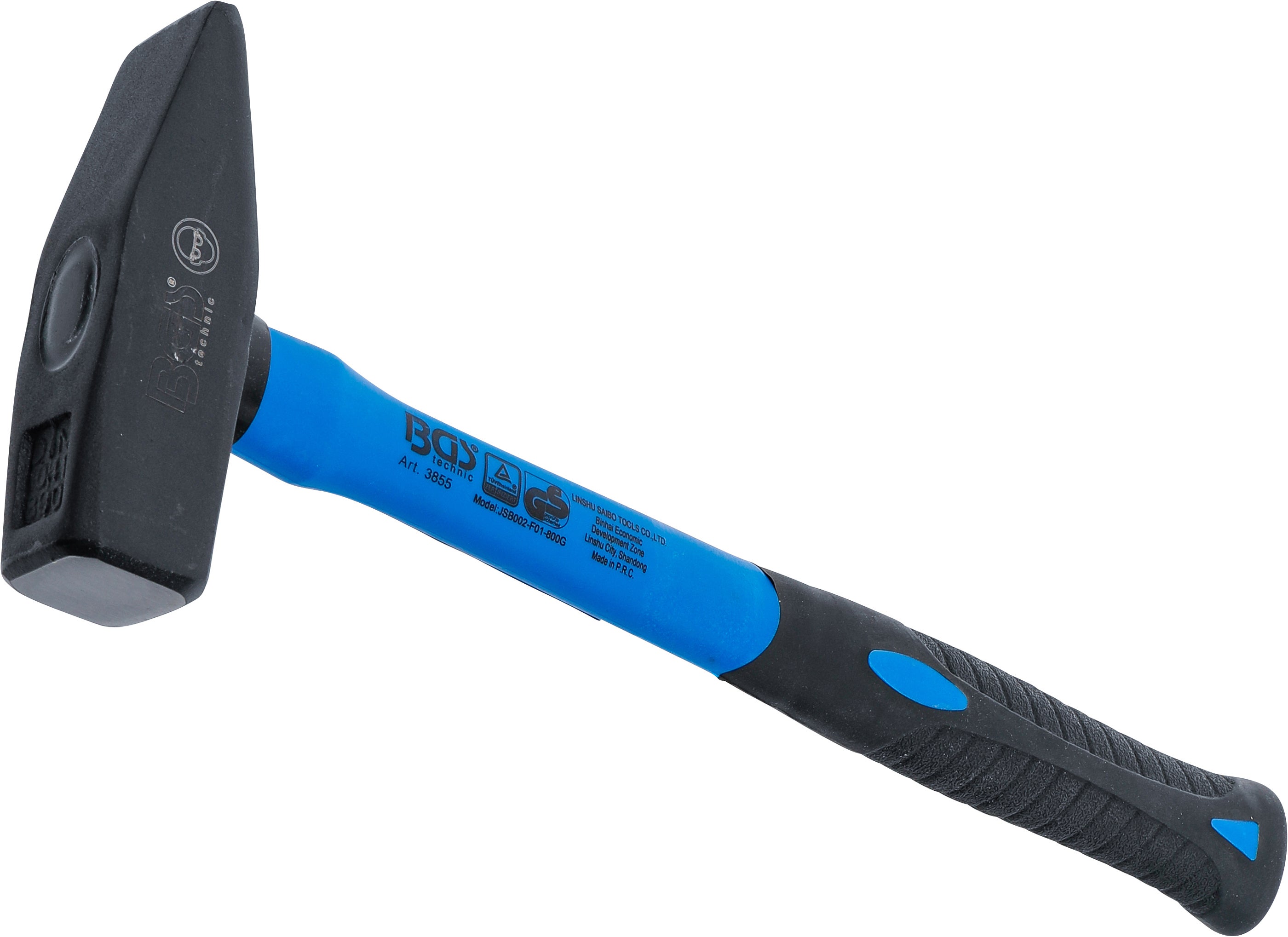 Młotek ślusarski BGS, trzonek z włókna szklanego, DIN 1041, 800 g - 3855