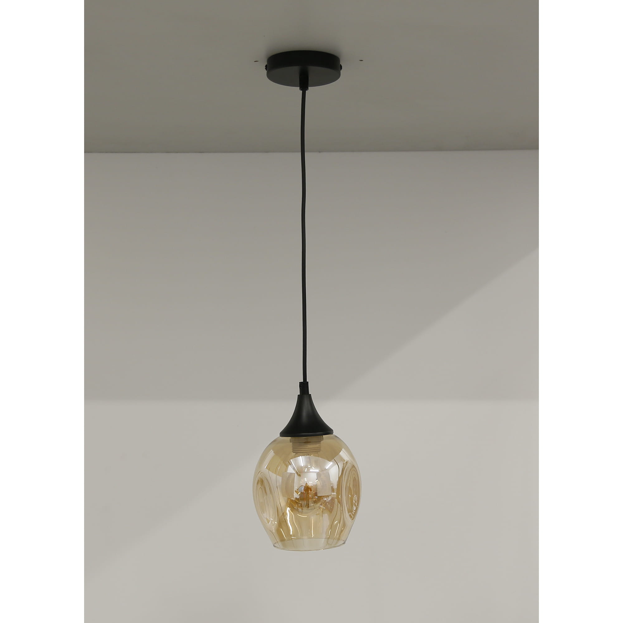Lampa wisząca ASPA czarno-brązowa 1 x E27 x 40W wym: 100 x 14 x 14 cm Candellux
