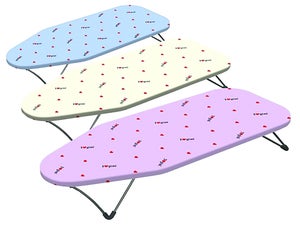 Asse Da Stiro GIMI Roy Regolabile In Altezza 122x38 Cm – Piano In Metallo Espanso, Portaf Ferro Con Silicone
