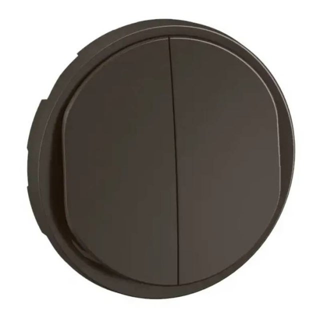 Enjoliveur Inox Legrand Double Interrupteur Avec Emplacement Fusible - Électro Securit Antibes