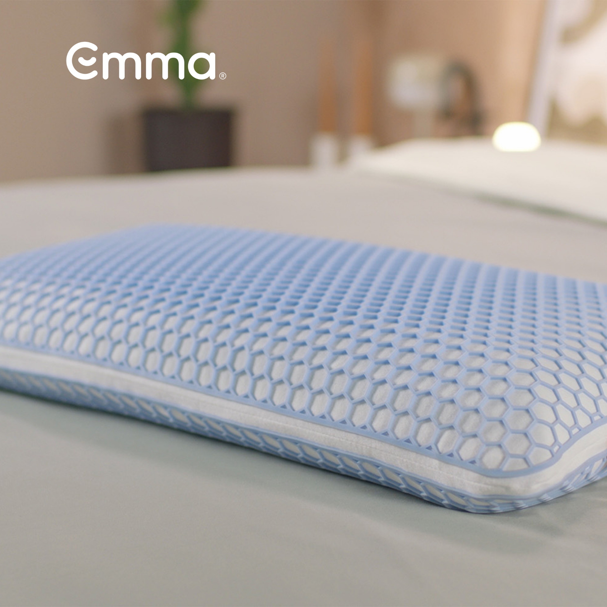 EMMA | Oreiller Emma Original Adapt Elite 40x70 cm | Mémoire de Forme Ergonomique | AirGrid® Ultra Respirant| Housse Lavable - 5