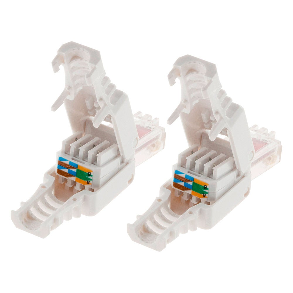Lot de 100 fiches RJ45 CAT 6 sans outil - Zenitech - 3