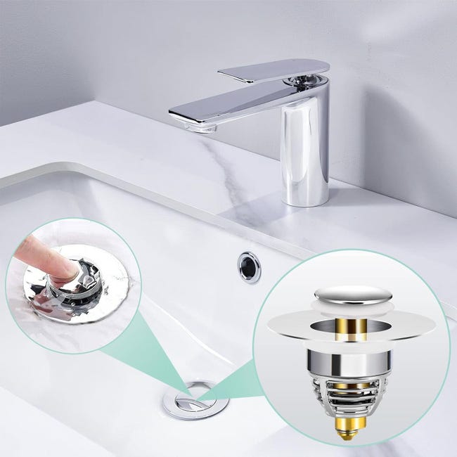 2 pezzi tappo per lavandino del bagno tappo universale per filtro per lavandino della doccia tappo per lavabo nucleo rimbalzo filtro di scarico tappo per vasca da bagno da cucina 13 2 pezzi tappo per lavandino del bagno tappo universale per filtro per lavandino della doccia tappo per lavabo nucleo rimbalzo filtro di scarico tappo per vasca da bagno da cucina 13