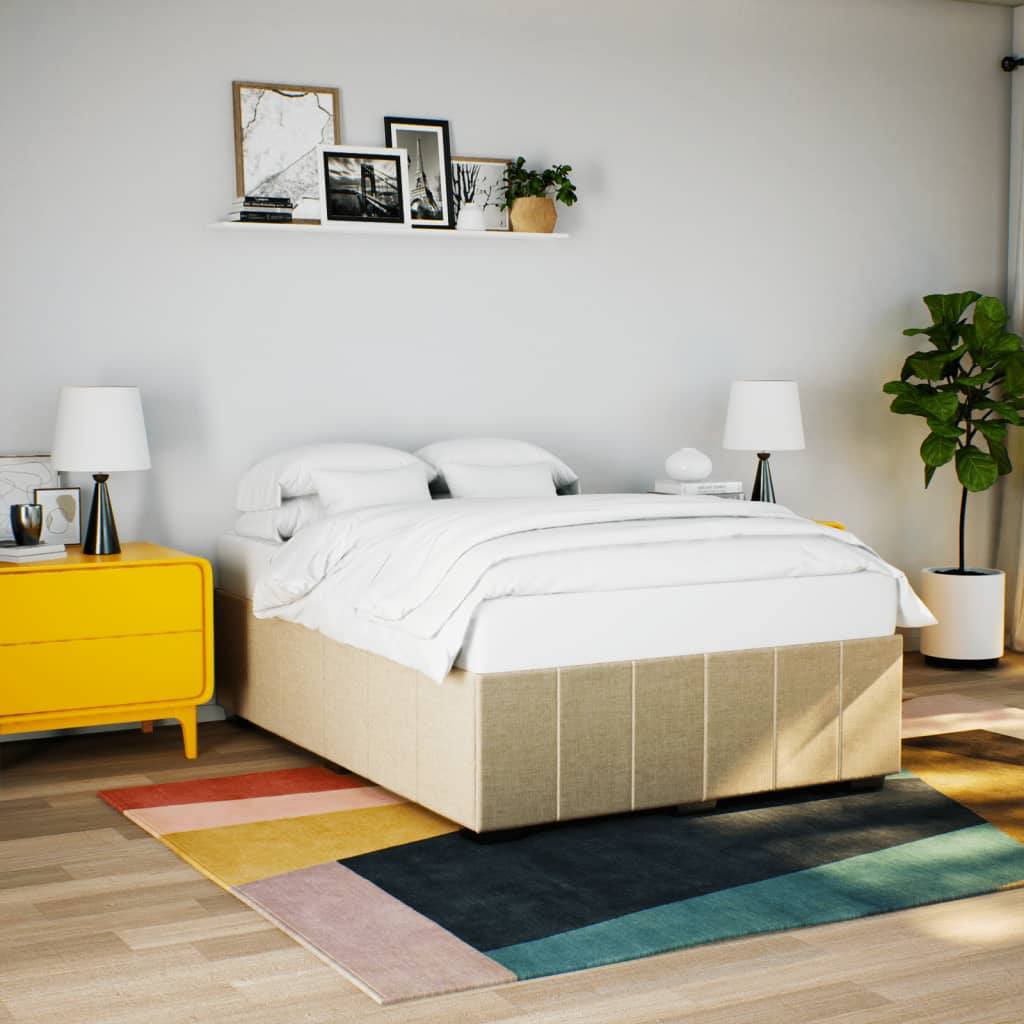 Cadre De Lit Ancien 160 Cm Bois Sculpté Vert - Sans Sommier Ni Matelas
