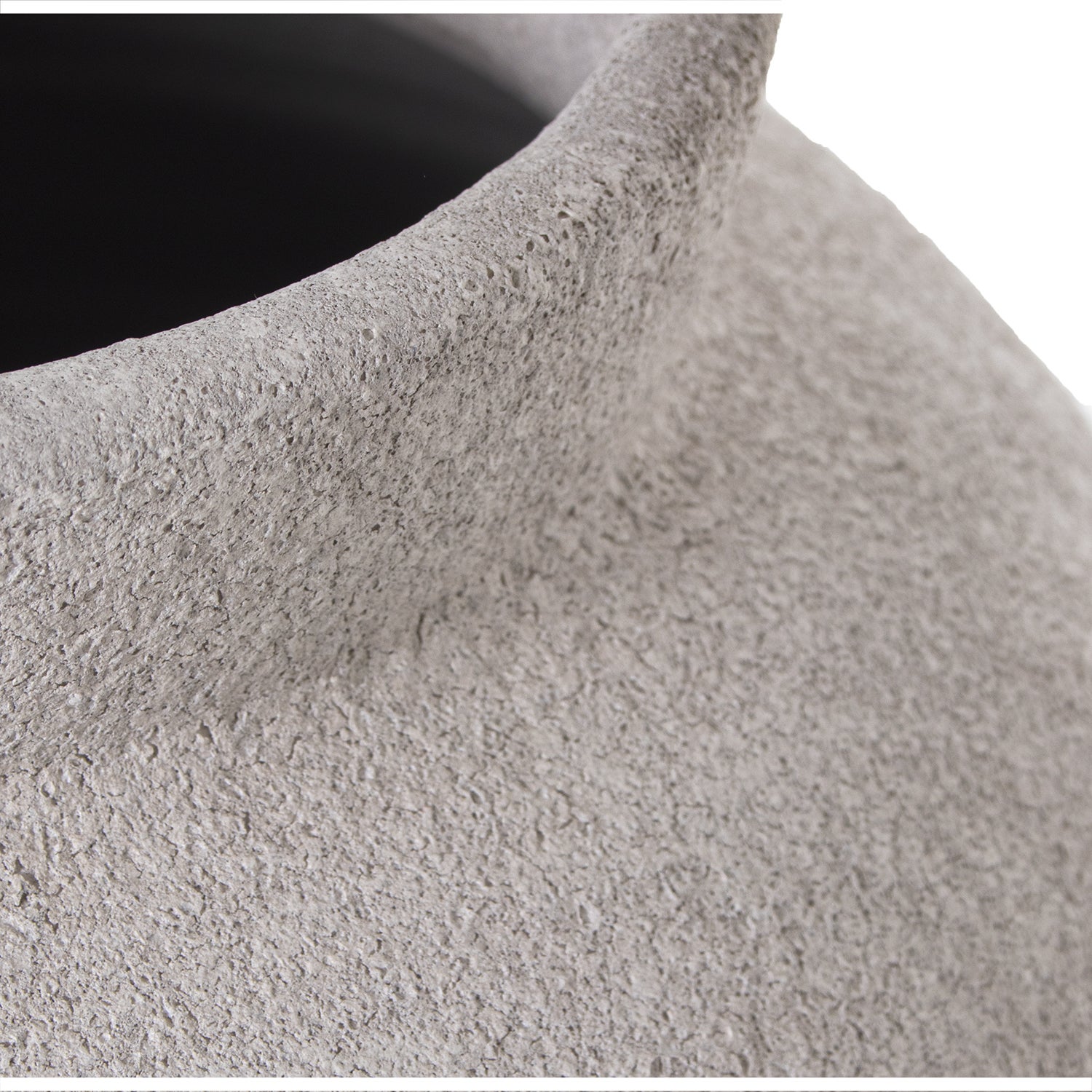 Jarron Ceramica 60Cm Blanco Arena - 2