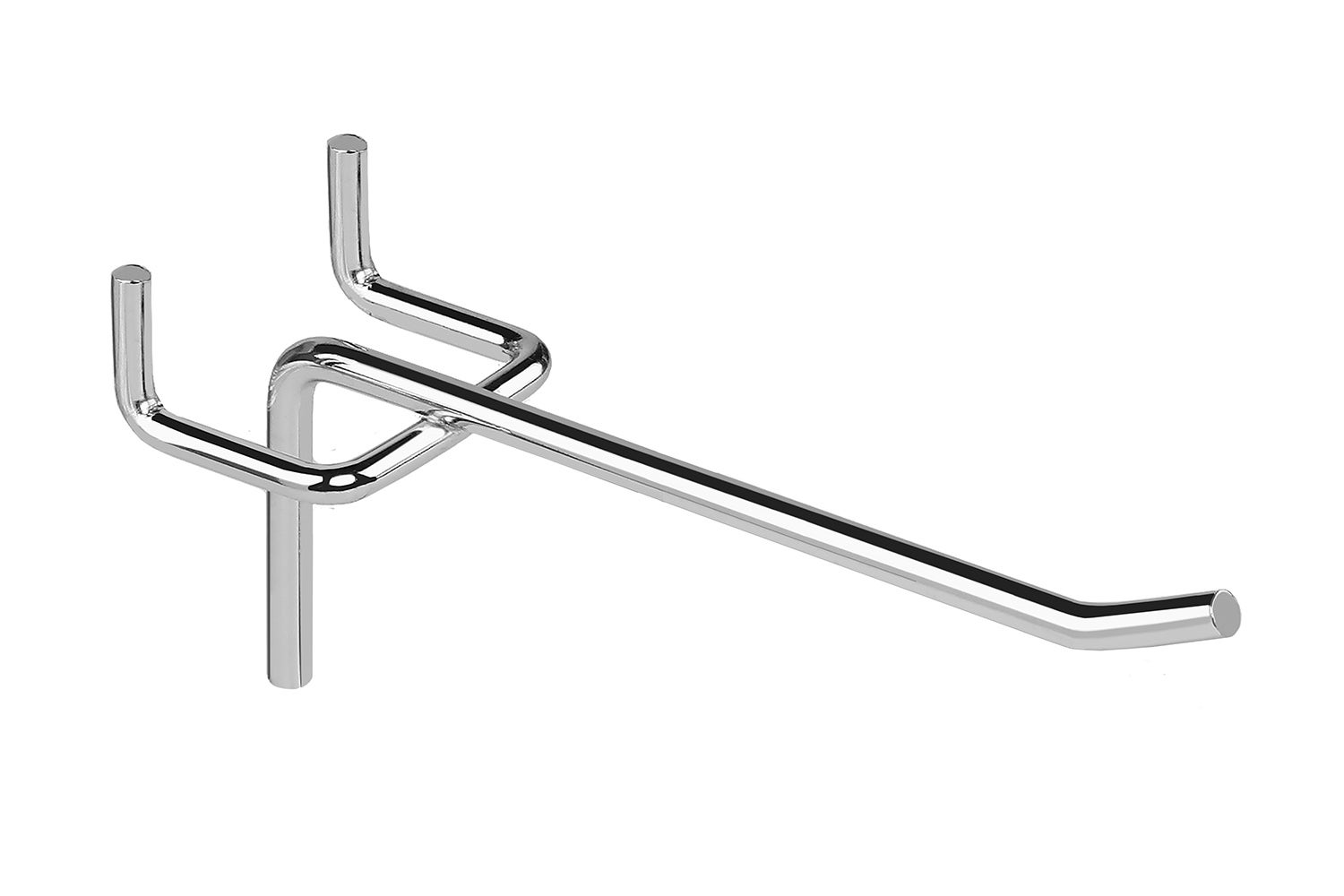 Zestaw 50x Zawieszka pojedyncza europerforowana 10cm fi4 srebrny KTD