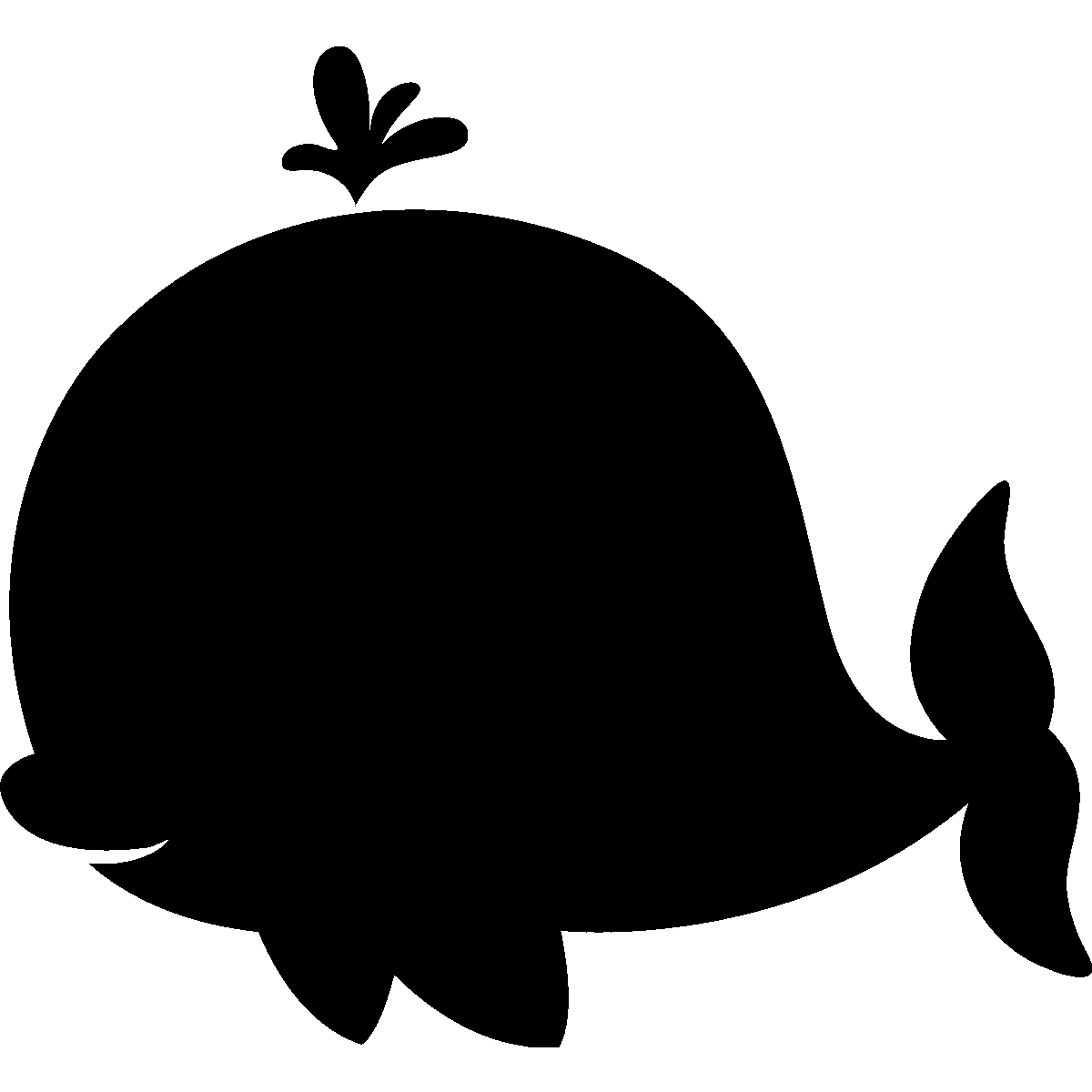 Adesivo Balena di sagoma - Sticker adesivo - adesivi murali - 40x45cm - 2