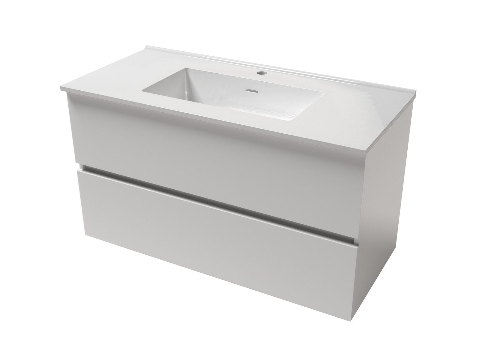Meuble Salle De Bain 60 Cm Blanc
