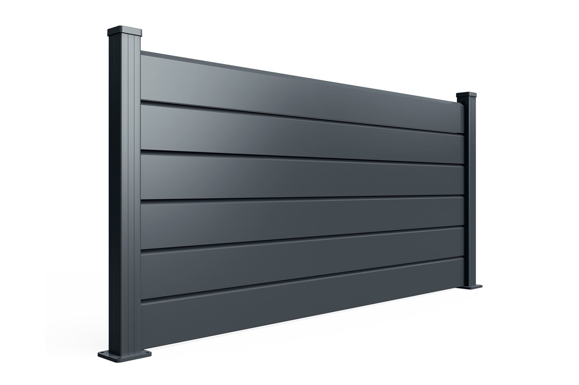 Clôture Aluminium Persienne 10m VANO H.90cm gris - 8