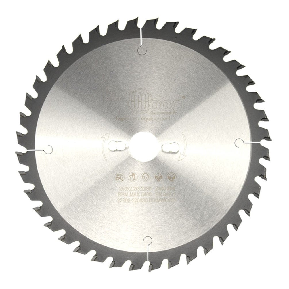 Lame De Scie Circulaire HM 250 X 3,2/2,2 X 30 Mm, Z=100