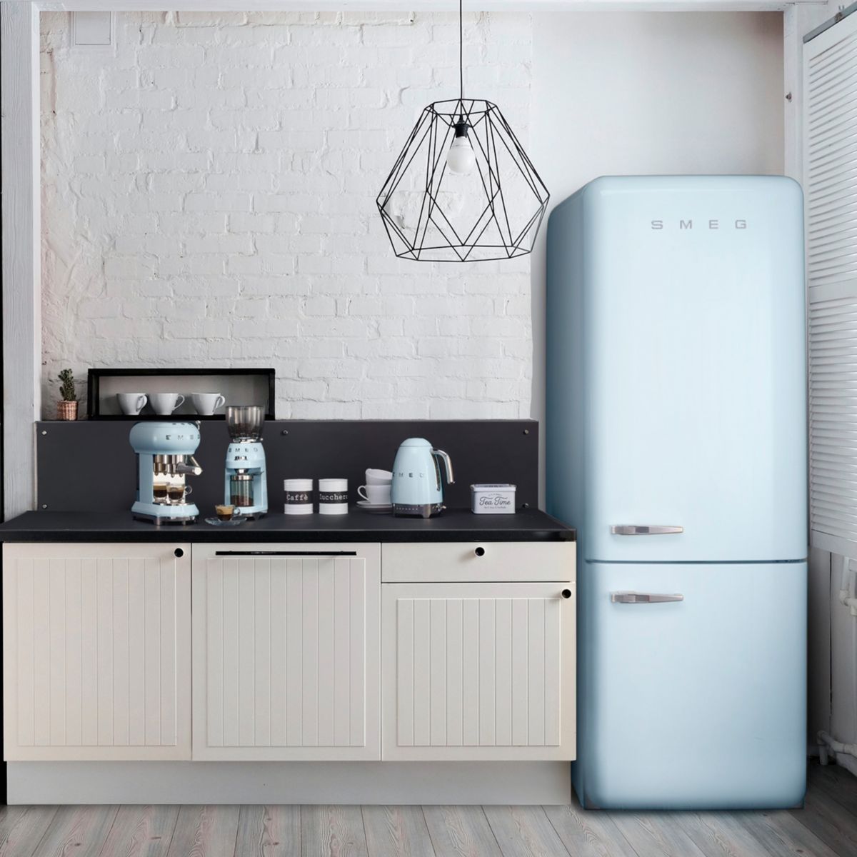 Bouilloire à température réglable 1,7L bleu azur KLF04PBEU Smeg - 4