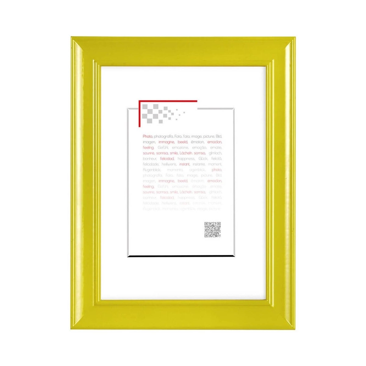 Cadre jaune réaliste | Vecteur Gratuite
