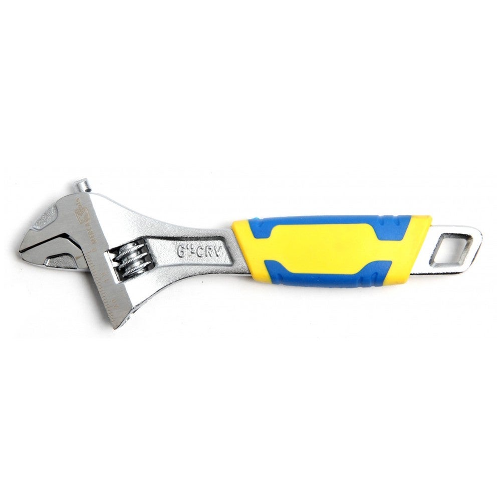Clé à Molette Ultra Fine 6-68mm - Alliage Aluminium Léger - Pour Plomberie - Poignée Courte 300mm - 280g