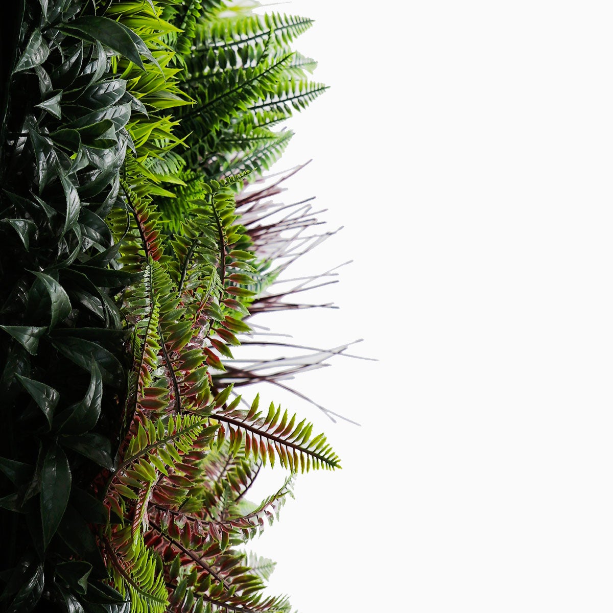 Mur végétal artificiel Tropic 1 m² – feuillage exotique vert et jaune intérieur extérieur - 10
