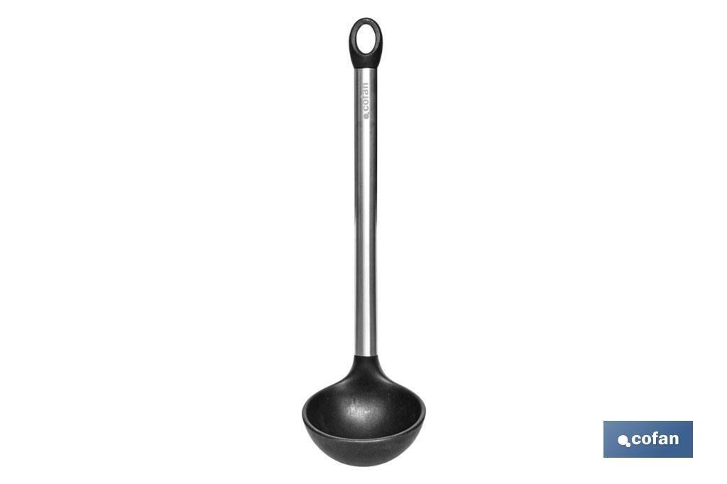 Cuchara Sopera Modelo Neige | Fabricada en Silicona con Mango Inox. | Medida: 32 cm | Resistente hasta 220&nbsp;°C - 3