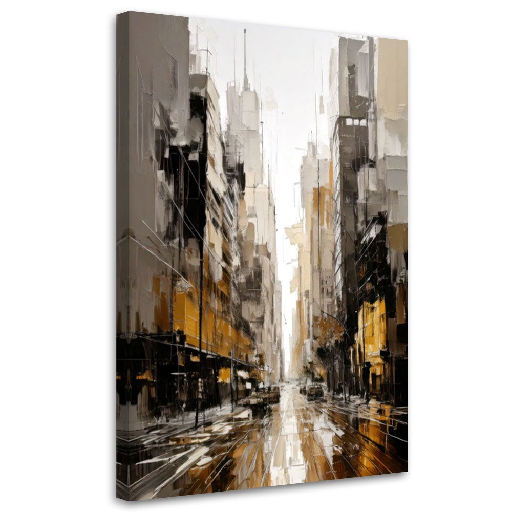 Obraz nowoczesny, Miasto Uliczka Nowoczesna 40x60