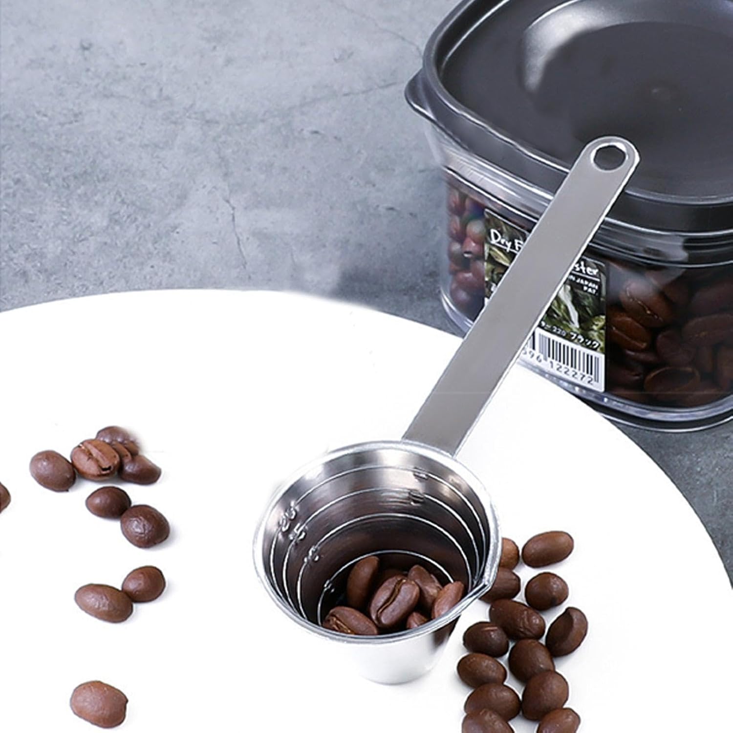 Stalowe łyżki miarowe, łyżki miarowe ze stali nierdzewnej | Mała metalowa waga łyżkowa, Wielofunkcyjne akcesoria kuchenne - 3