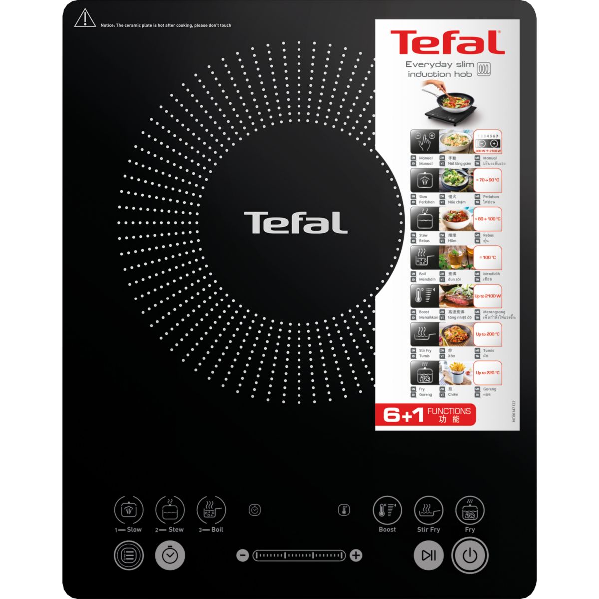Réchaud induction TEFAL induction Slim IH210801 - 5