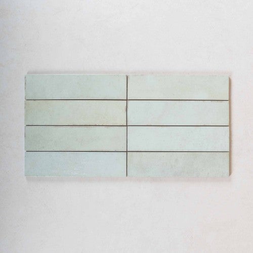 Carrelage mural Effet Zellige Vert d'eau TRIBECA 6x24,6cm Mint - 4
