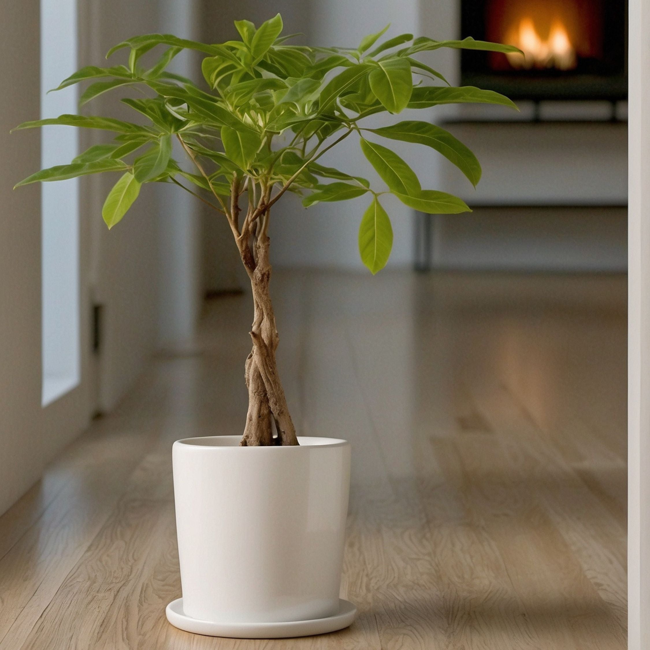 Arbre à argent - Pachira aquatica - Hauteur 60-70cm - ⌀17cm - 3