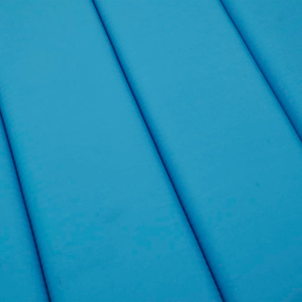 Cojín de tumbona de tela Oxford azul 200x50x3 cm vidaXL - 6