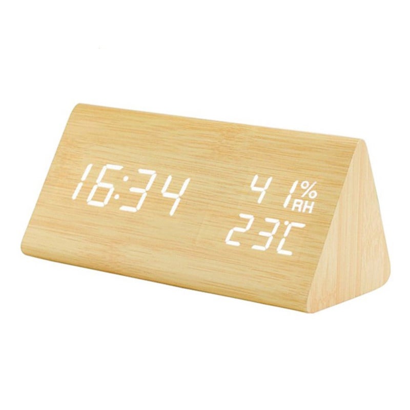 Despertador ,Reloj despertador digital electrónico Triangle Clock ...