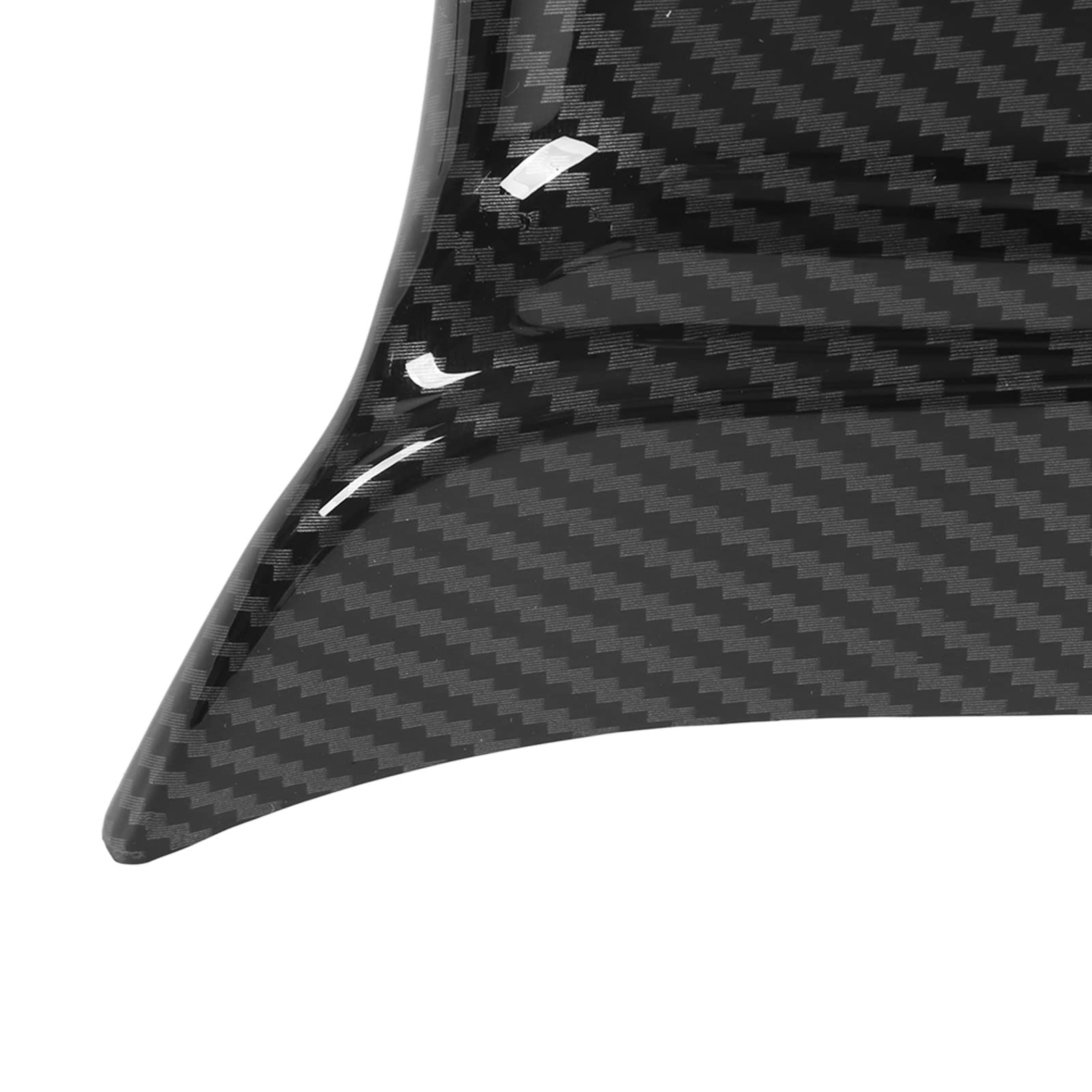 Copertura specchietto retrovisore esterno lato destro e sinistro 51167078360 per serie 5 6 E60 E61 E63 E64 2003-2007 (stile fibra di carbonio) - 7