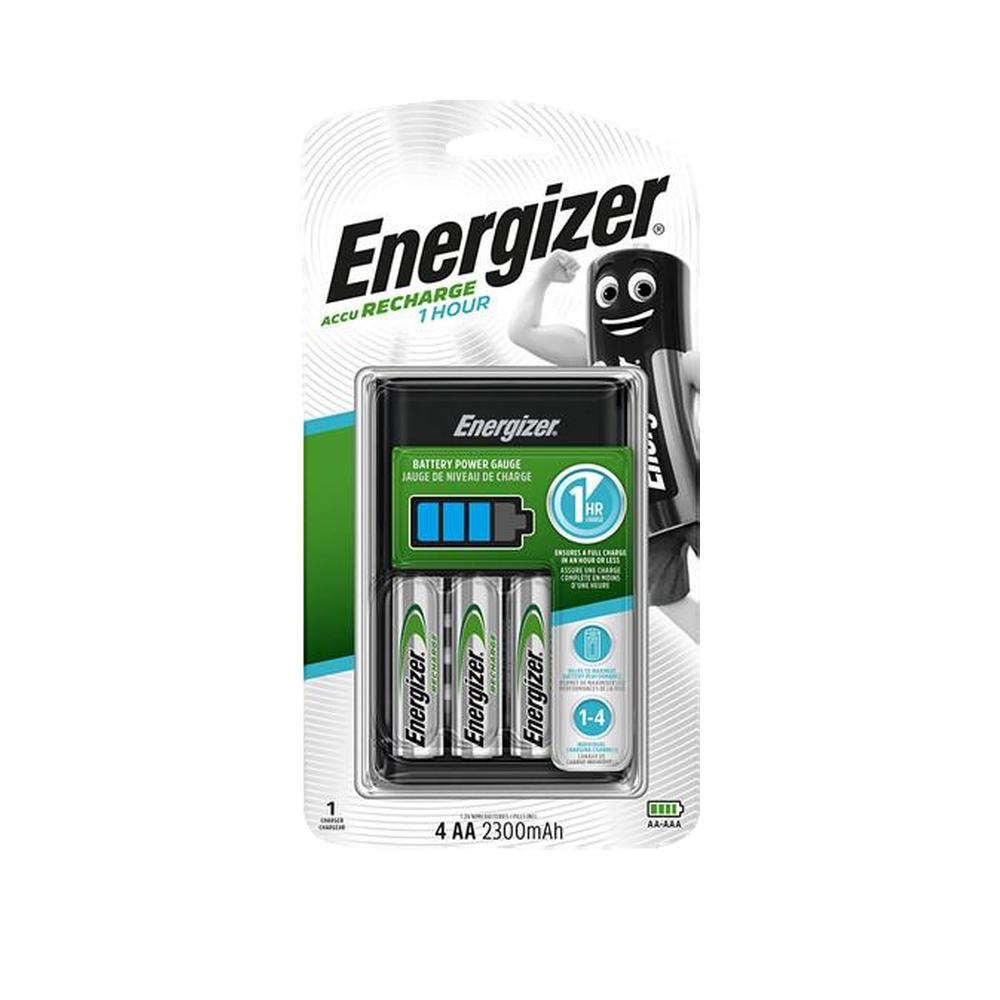 Chargeur de piles rondes NiMH avec accus Energizer CH1HR3 - 2