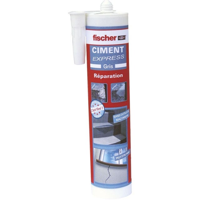 Fischer - Ciment express cartouche 310 ml gris - 519175