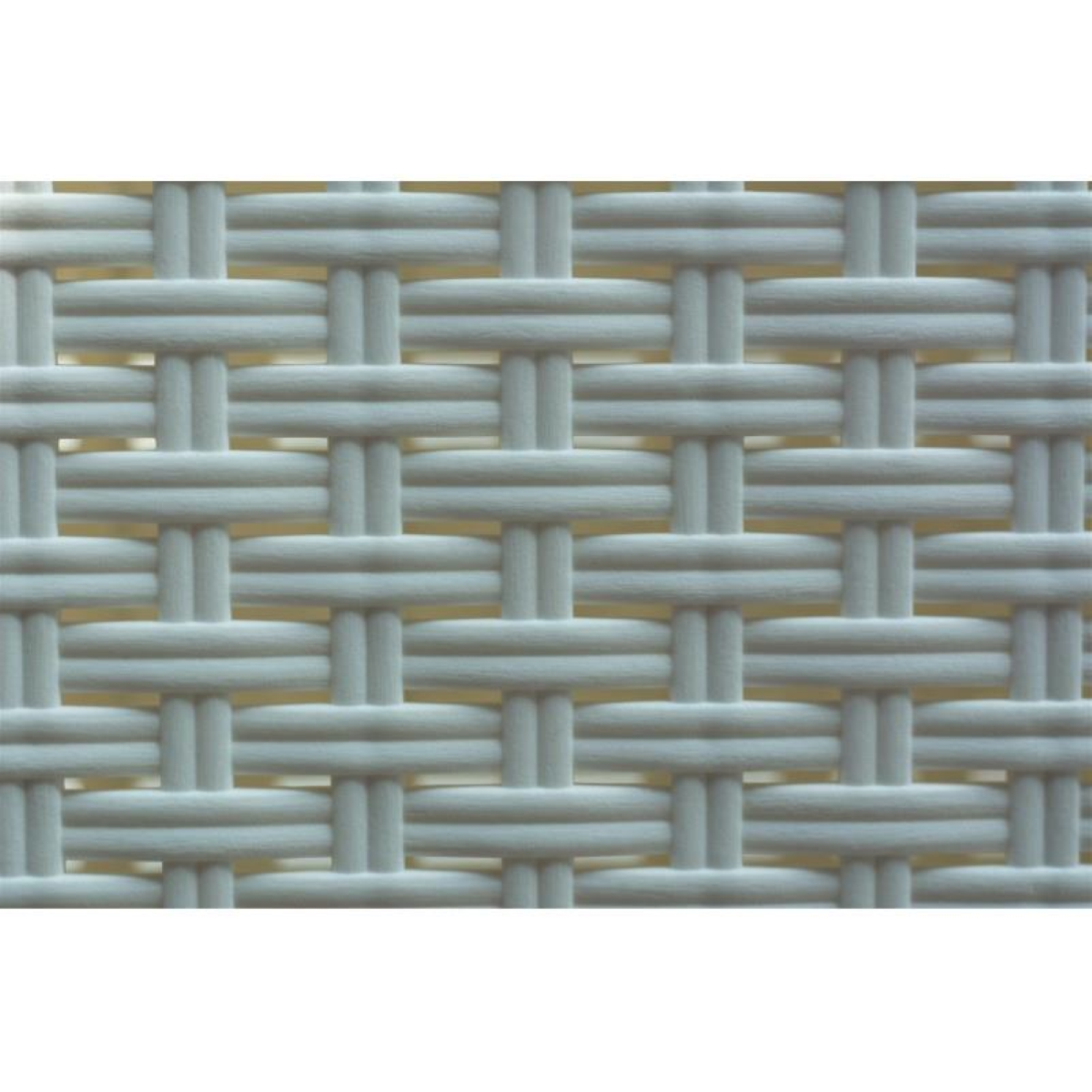 Sedia in polipropilene rattan per esterno VIRGINIA Bianco set 4 pezzi - 2