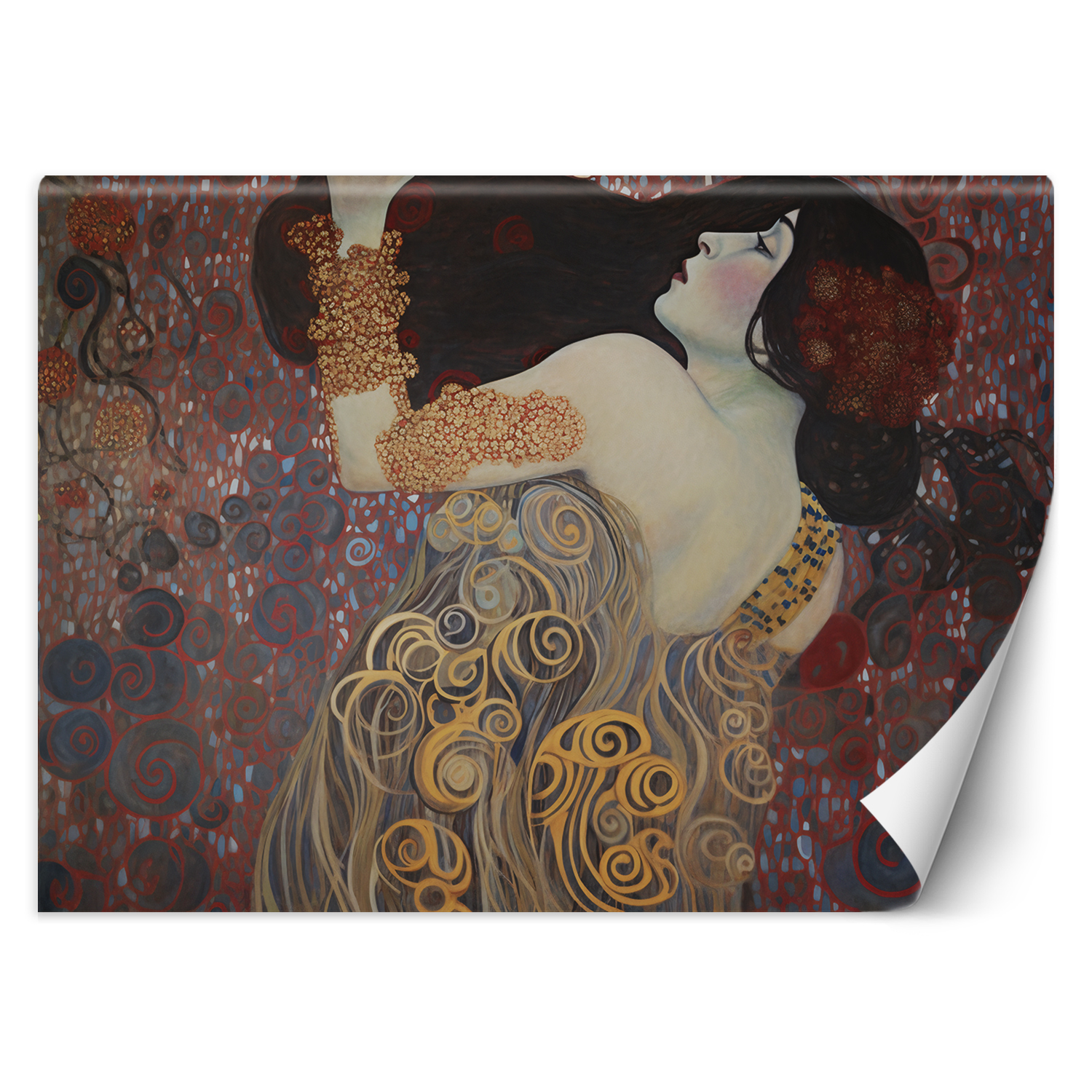 Fototapeta, Abstrakcja z kobietą - G. Klimt 350x245