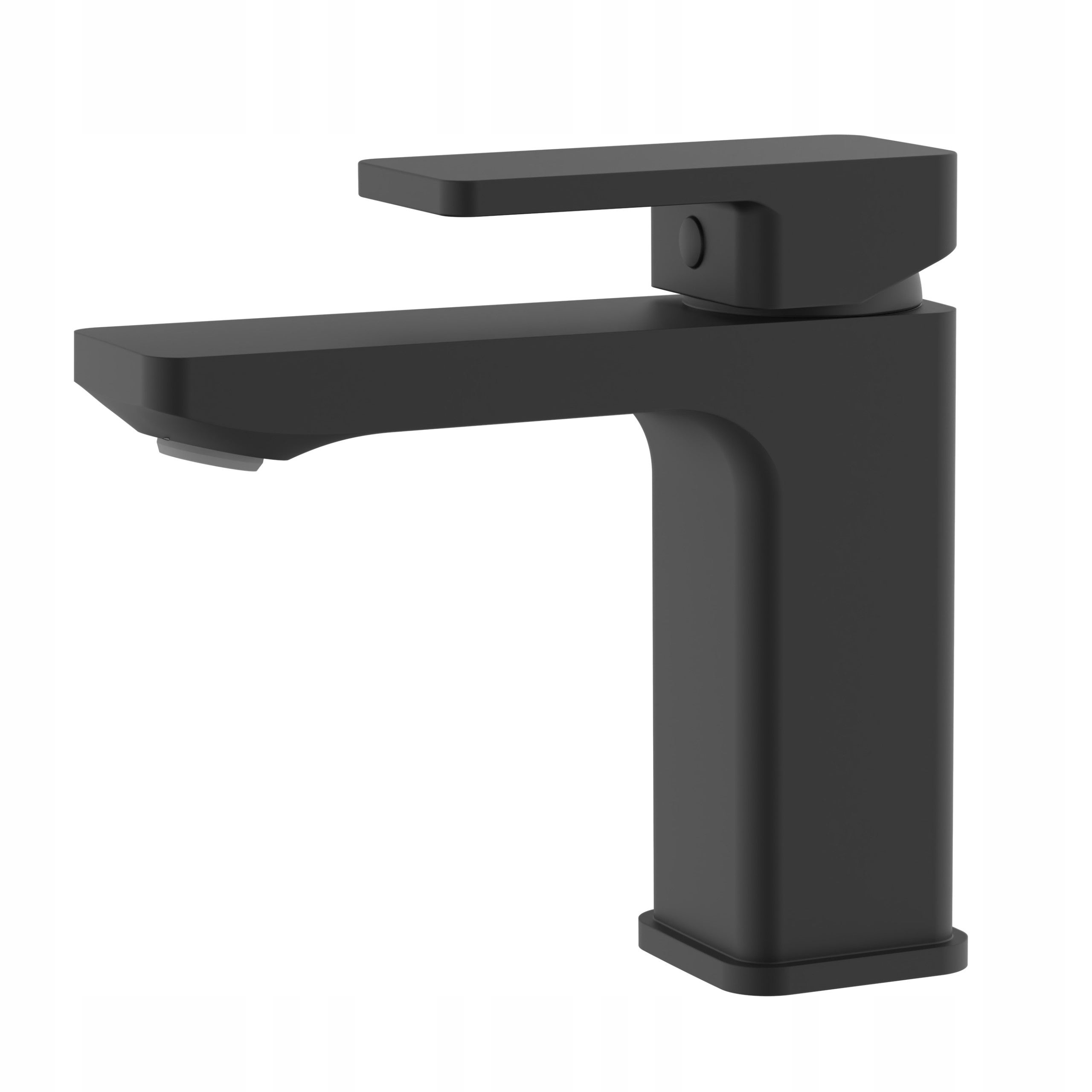 Bateria umywalkowa niska Durasan Montana czarny mat z korkiem clik-clak 1 szt.