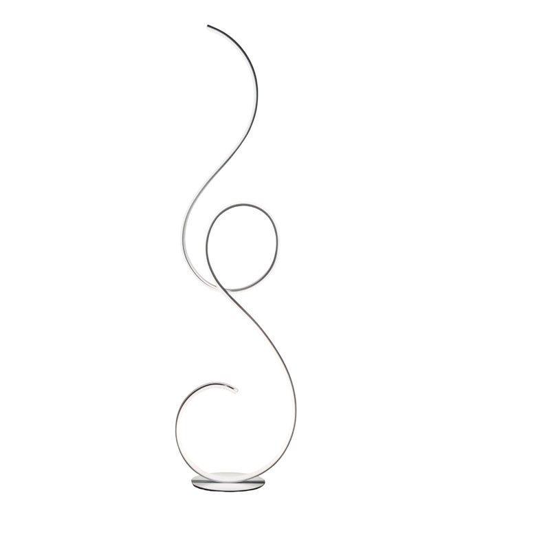 Lampa podłogowa Flok LED firmy Ondaluce 44 W 4400 lm 3000 K wys. 157 cm, ściemnialna, biała