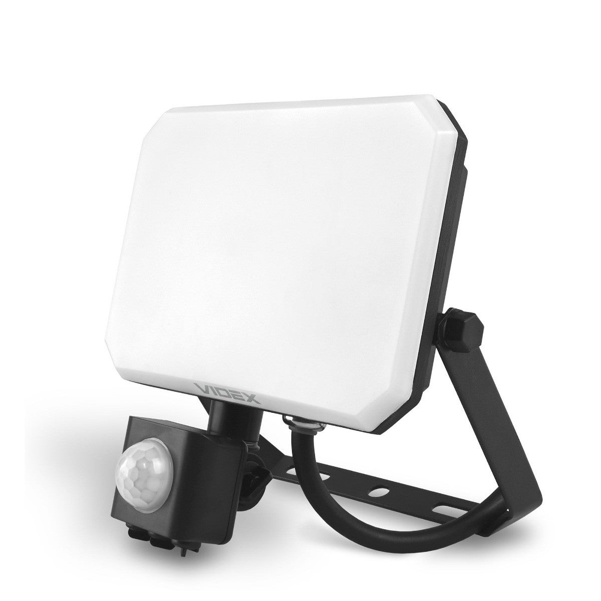Naświetlacz LED z czujnikiem ruchu czarny LED 30W 5000K 2400lm IP65 wym: 15,4 x 14,1 x 5,2 cm aluminium Videx