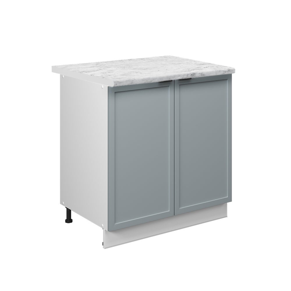 Vicco Szafka pod zlew Fame-Line, Jasnoniebiesko-szary, 80 cm z półką, BP Marmur