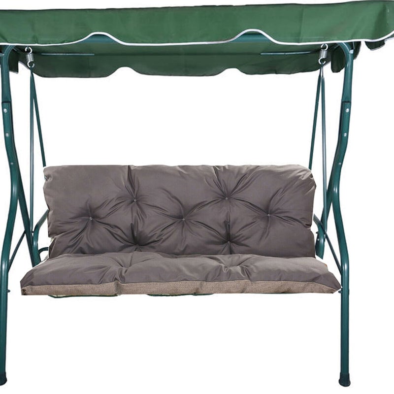 Poduszka ogrodowa na huśtawkę 150x50x50cm poduszka na meble ogrodowe antracyt, poduszka na balkon taras, poducha ogrodowa na ławkę