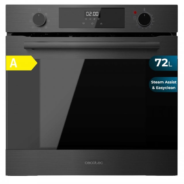 Cecotec Horno Multifunción Integrable 60cm Bolero Hexa M226000 Matt A. 2800W, 72L, 7 Funciones, Modo Grill, Fan Assisted Grill