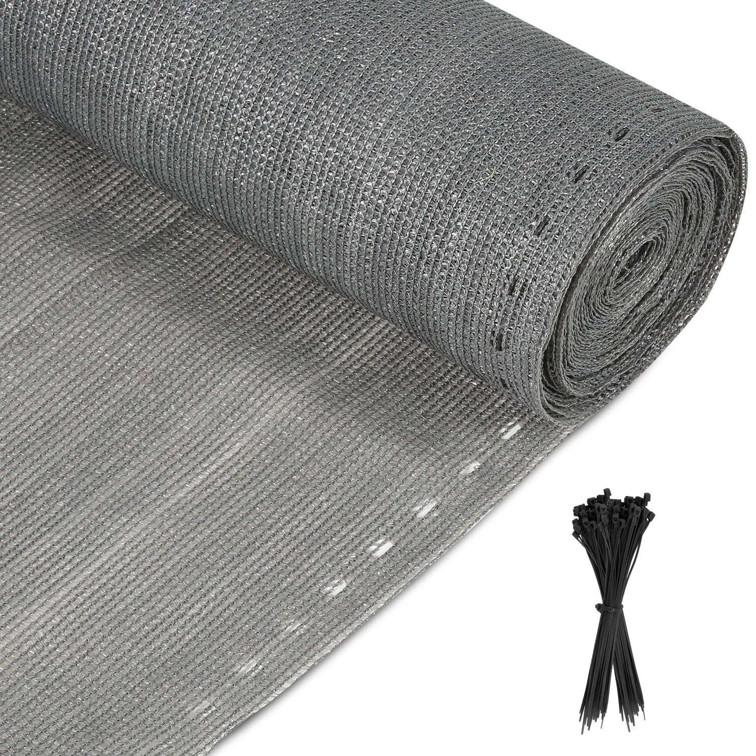 Wzmocniona osłona prywatności, antracyt, 150 g/m², 1,5 x 25 m