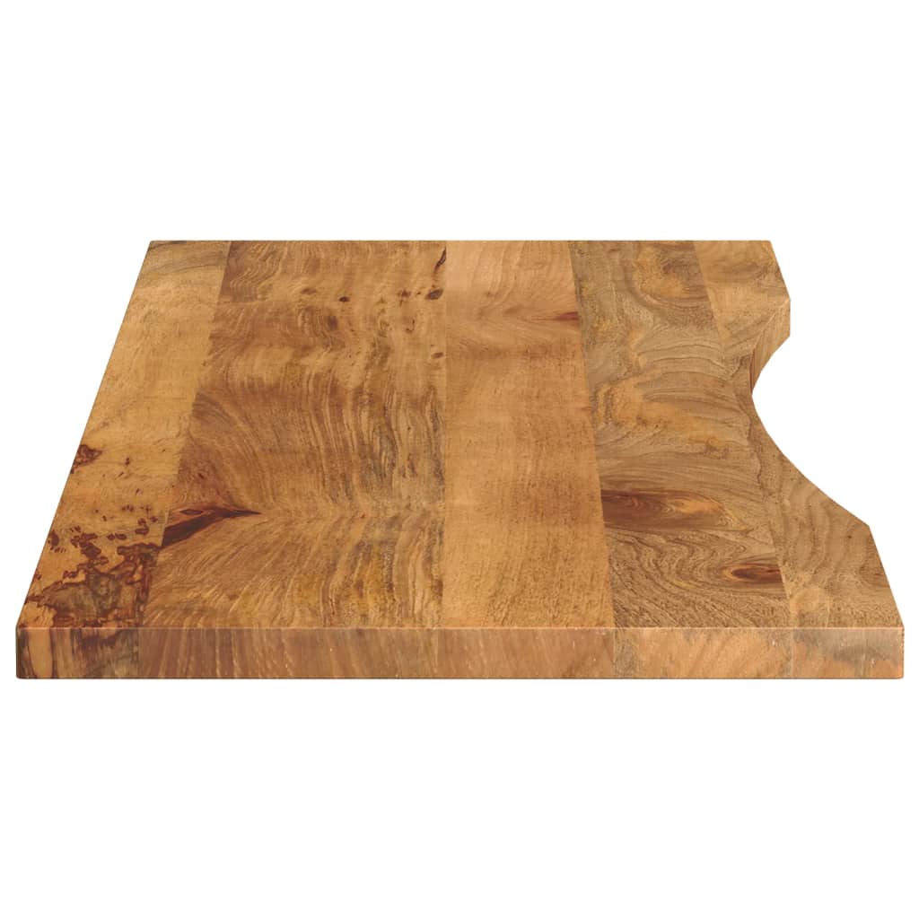 Maison Exclusive - Dessus de bureau avec courbe 160x50x2,5 cm manguier massif brut - 4